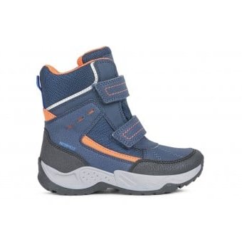 Ботинки детские Geox Sentiero, синий, оранжевый