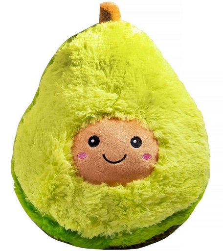 Мягкая игрушка Super01 Авокадо 30 см цвет: зеленый