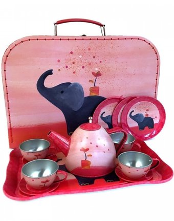Миниатюра фотографии Egmont набор игровой для чаепития слоник