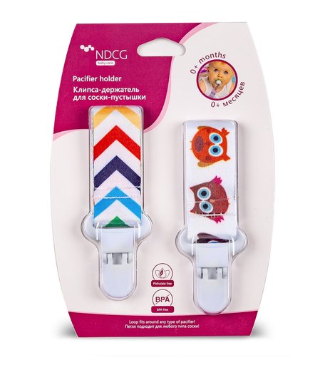 Держатель NDCG Клипса-держатель для соски-пустышки 0+