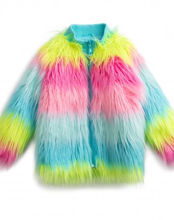 Миниатюра фотографии Playtoday куртка для девочек краски радуги 194063