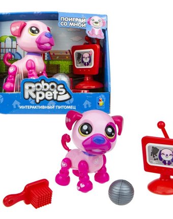 Интерактивная игрушка 1 Toy Robo Pets Озорной щенок Т16937
