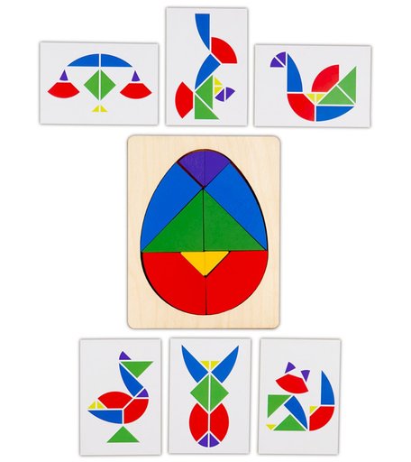 Рамка-вкладыш Raduga Kids Головоломка Колумбово Яйцо