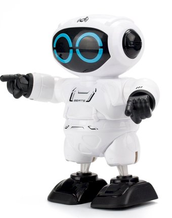 Миниатюра фотографии Интерактивный робот ycoo робот битс танцующий 26 см цвет: белый/черный