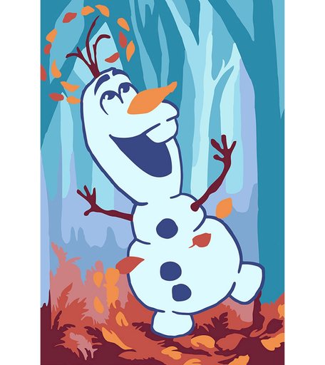 Набор для раскрашивания по номерам ФРЕЯ Озорник Олаф