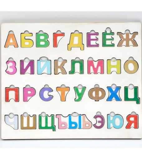 Алфавит-пазл Iwoodplay Дары природы