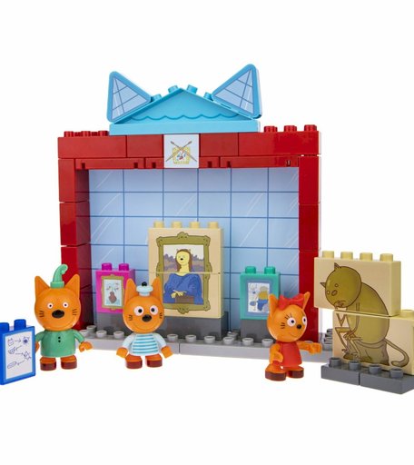 1TOY Конструктор «Котята в картинной галерее»