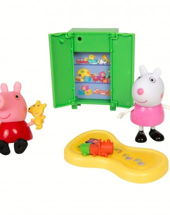 Миниатюра фотографии Свинка пеппа (peppa pig) игровой набор пеппа и сьюзи играют в игры