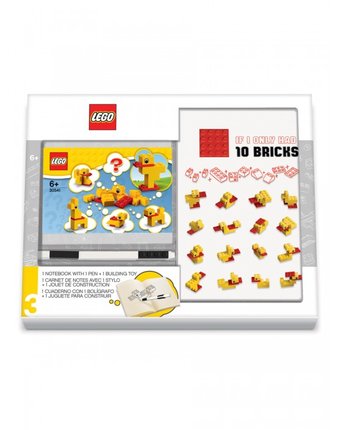 Lego Classic Книга для записей с ручкой и минифигурой Duck Build