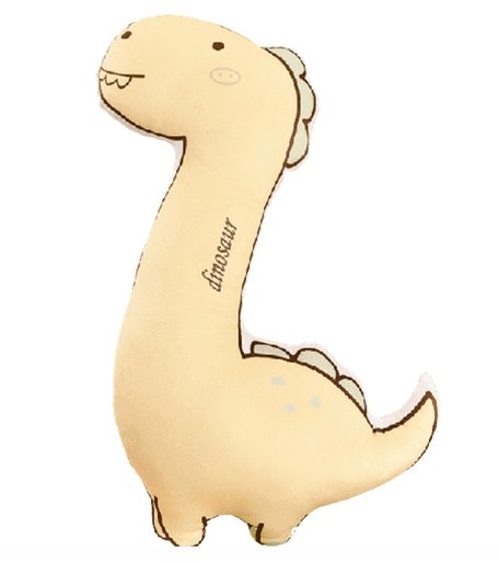 Мягкая игрушка Super01 Динозавр Динозавр 70 см цвет: желтый