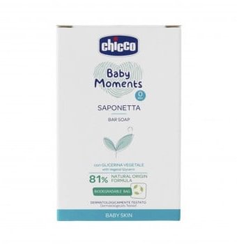 Мыло Chicco Baby Moments, 100 гр.