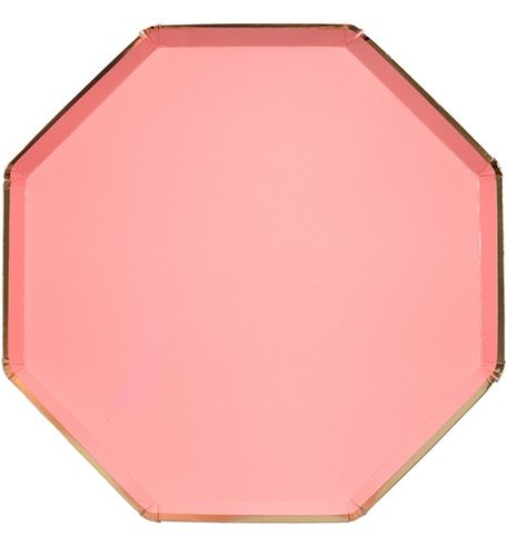 MeriMeri Тарелки с каймой Basic большие 8 шт.