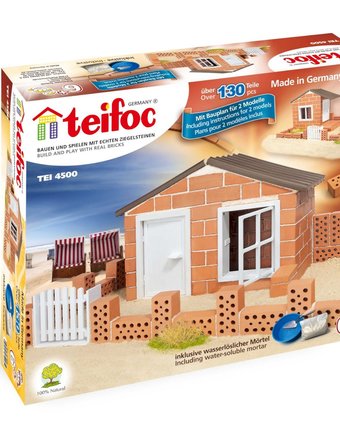 Миниатюра фотографии Строительный набор teifoc летний домик