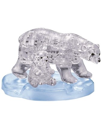 Миниатюра фотографии Головоломка crystal puzzle два белых медведя