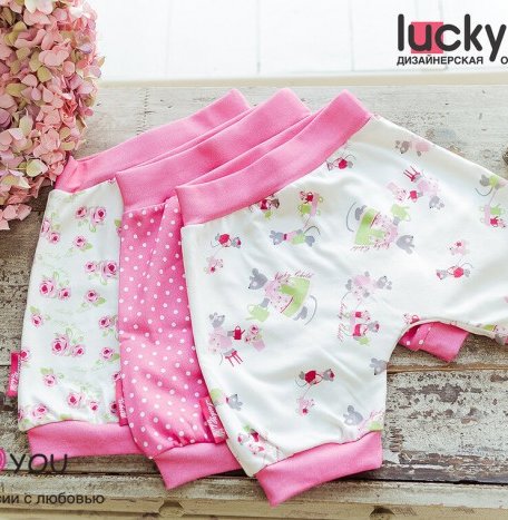 Lucky Child Шорты для девочки Маленькая садовница 3 шт.