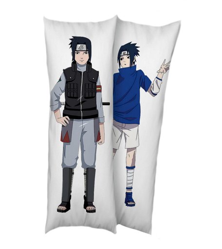 Подушка декоративная Super01 Саске Учиха Наруто подушка, наволочка 150 х 50 см