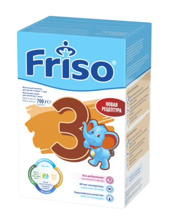 Молочная смесь Friso LockNutri 3 с 12 месяцев, 700 г