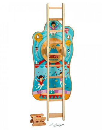 Миниатюра фотографии Деревянная игрушка lucy & leo горка настенная цирк на горе