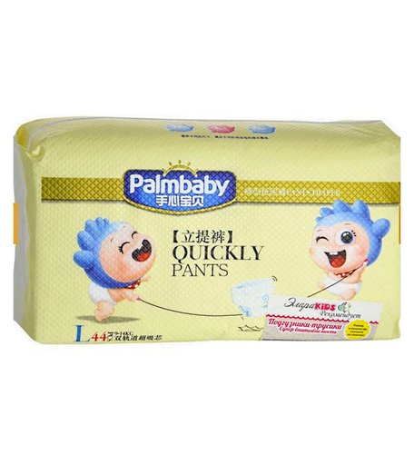 Трусики-подгузники ЭлараKids Palmbaby, р. 4, 9-14 кг, 44 шт