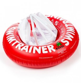 Надувной круг для обучения плаванию Swimtrainer "Classic", 3 мес-4 г, красный