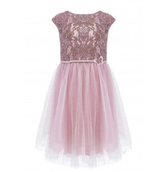 Платье с пайетками Сhoupette, розовая пудра