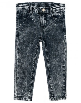 Миниатюра фотографии Playtoday брюки детские текстильные джинсовые для девочек лучшие друзья 378011