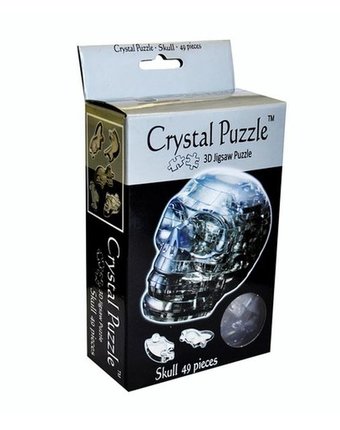 Головоломка Crystal Puzzle Череп черный цвет: черный