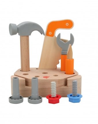 Миниатюра фотографии Деревянная игрушка lucy & leo игрушка маленький плотник