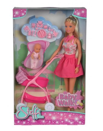 Миниатюра фотографии Steffi кукла с ребёнком
