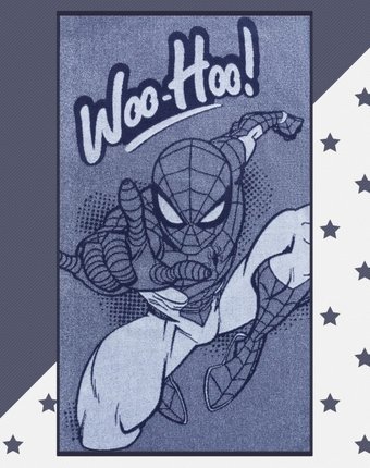 Миниатюра фотографии Marvel полотенце махровое человек паук 130х70