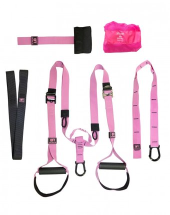 Original FitTools Набор петель для функционального тренинга профессиональный Pink Unicorn