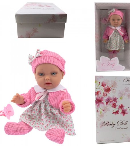 1 Toy Пупсик функциональный Baby Doll Т14113 28 см