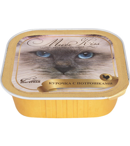 Влажный корм Зоогурман MurrKiss, курочка с потрошками, 100 г