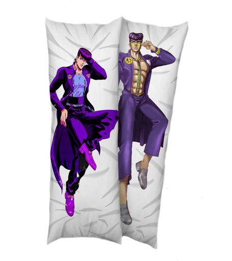 Подушка декоративная Super01 Джоске Хигошиката Невероятные приключения ДжоДжо подушка, наволочка 150 х 50 см