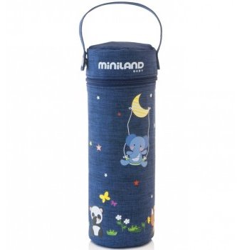 Термо-сумка для бутылочек Miniland Soft "Denim" 500 мл, цвет: темно-синий