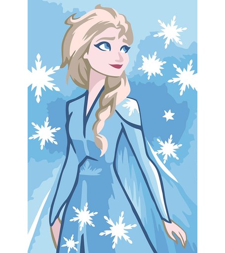 Набор для раскрашивания по номерам ФРЕЯ Эльза