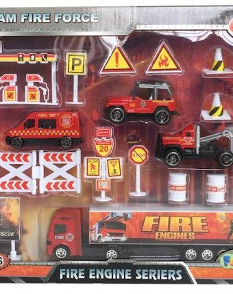 Миниатюра фотографии Fun toy набор пожарной теxники