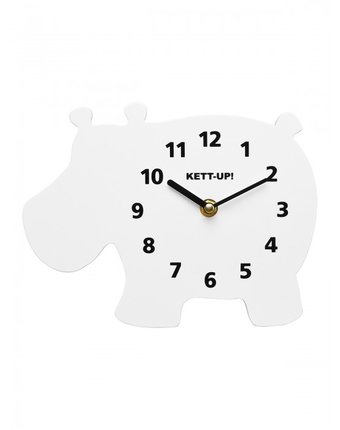 Часы Kett-Up детские настенные Eco Бегемотик