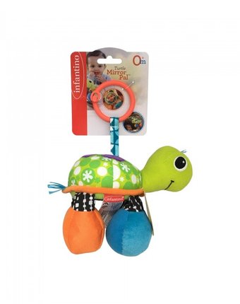 Миниатюра фотографии Подвесная игрушка infantino подвеска черепашка