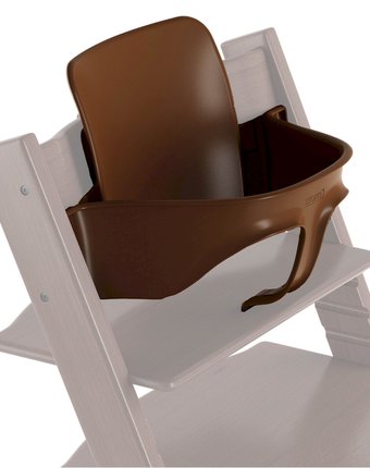 Миниатюра фотографии Пластиковая вставка stokke baby set для стульчика tripp trapp walnut brown, коричневый