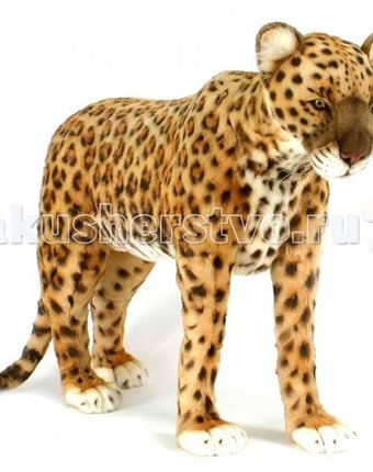 Миниатюра фотографии Мягкая игрушка hansa леопард стоящий 54 см