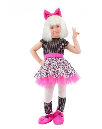 Миниатюра фотографии Пуговка карнавальный костюм кукла лола сказочный маскарад
