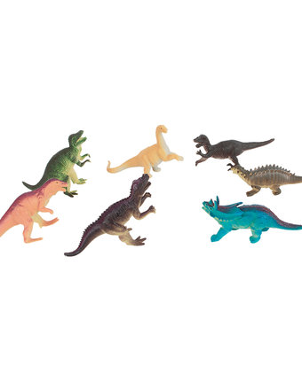 Миниатюра фотографии Игровой набор играем вместе динозавры 7 шт