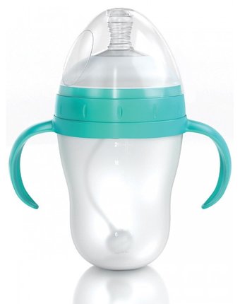 Бутылочка Kunder силиконовая антиколиковая соска для новорожденных 240 мл
