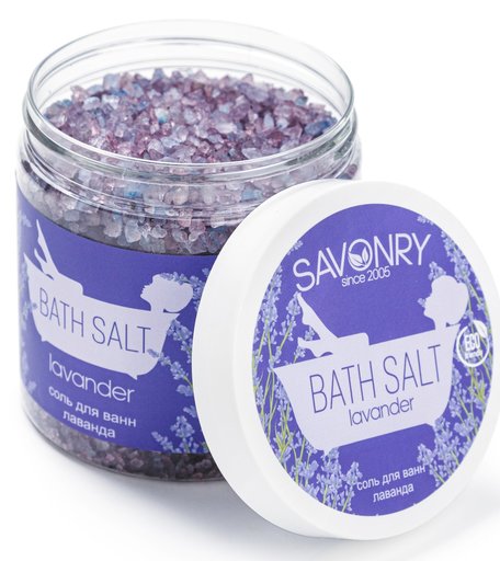 Соль SAVONRY для ванны Lavander (лаванда) г