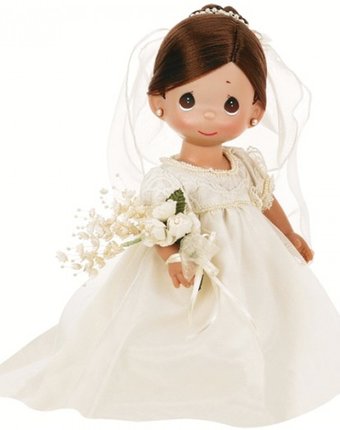 Миниатюра фотографии Precious кукла зачарованные сны. невеста брюнетка 30 см