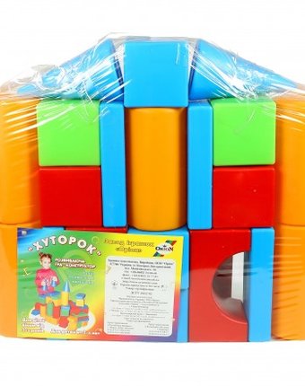 Развивающая игрушка Orion Toys Набор строительный Хуторок-М (20 предметов)