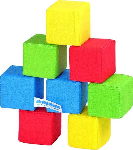 Игрушка Мякиши Кубики 4 цвета