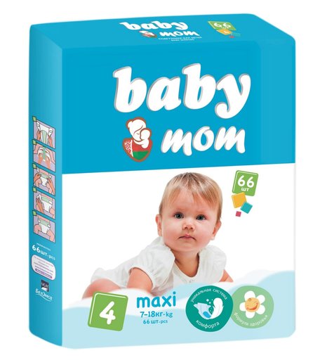 Подгузники BABY MOM дышащие () шт.