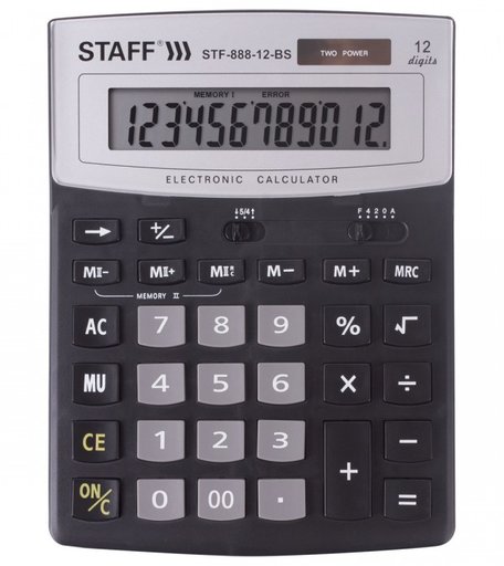 Staff Калькулятор настольный STF-888-12 12 разрядов